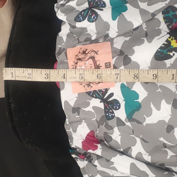 BARBIE Pink Waterproof Jacket FIVE Fifty FIVE Down Puffer Snow & Ski Hood 14 M - Picture 10 of 14